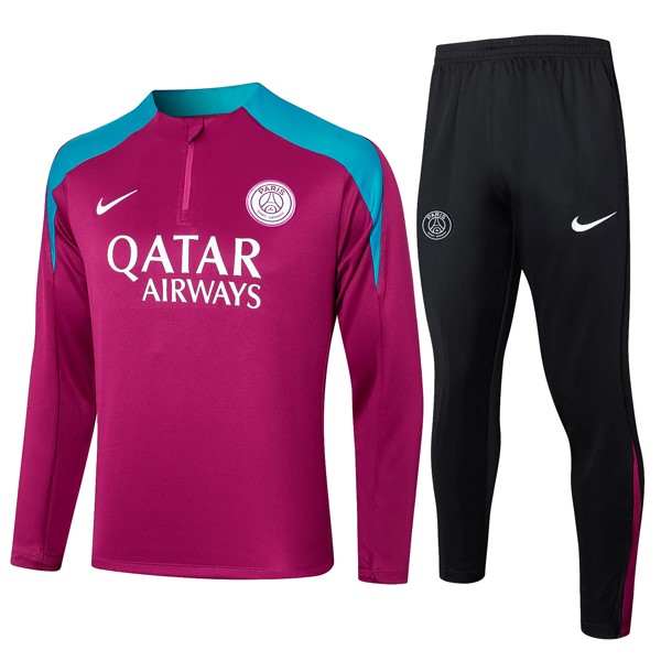 Sudadera De Training PSG 2024/25 Purpura Rojo 3